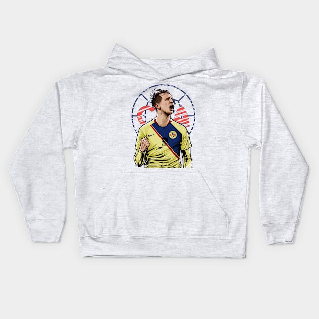 De Jong America Campeon Kids Hoodie by akyanyme